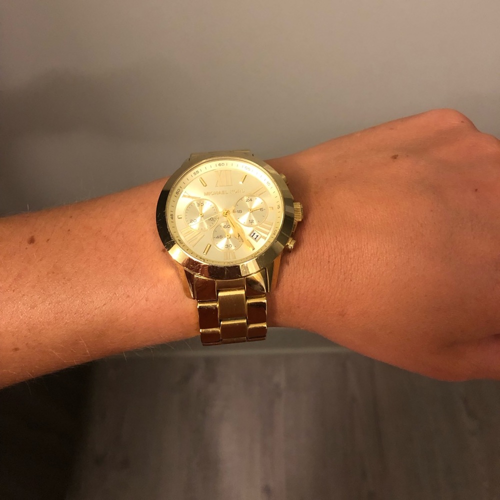 Gold Michael Kors watch